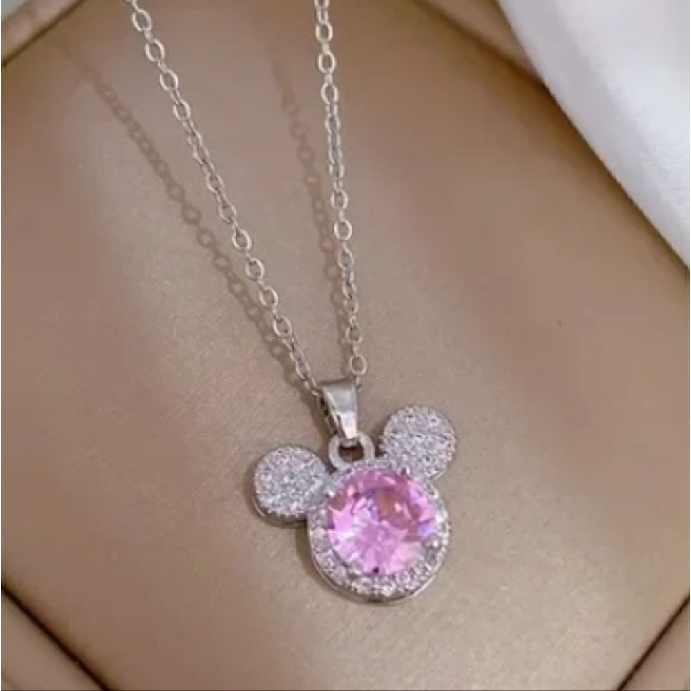 Disney Mickey Mouse Silver Necklace